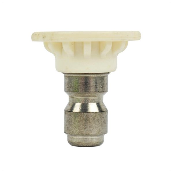 Interstate Pneumatics Pressure Washer 1/4 Inch Quick Connect High Pressure Spray Nozzle Tip - White PW7102-DW